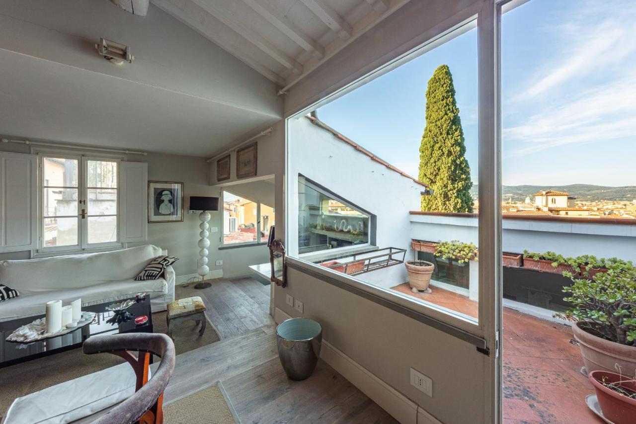 Appartement Ponte Vecchio - Lussuoso Attico Terrazza Con Vista à Florence Extérieur photo